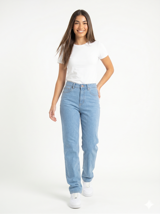 Straight Fit Light Blue Casual Jeans