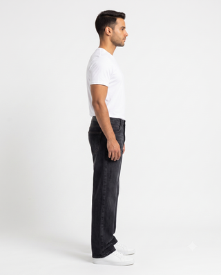 Wide leg Black Casual Jeans