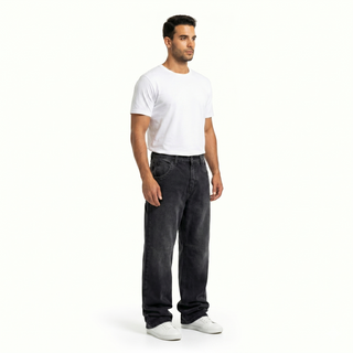 Super Baggy  Dark Grey Casual Jeans