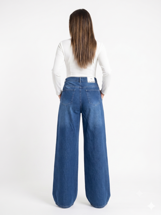 Mega Baggy Dark Blue Casual Jeans