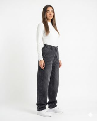 Skater Dark Grey Casual Jeans