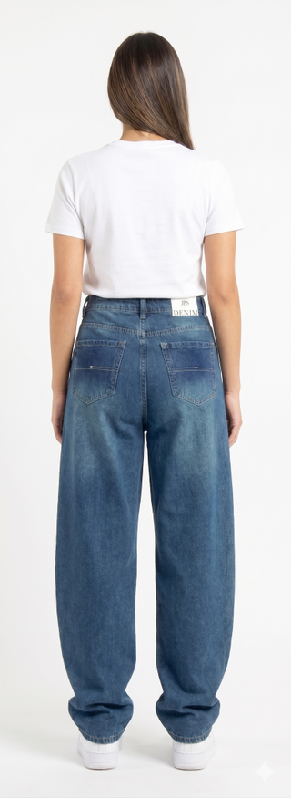 Skater  Med Blue Casual Jeans