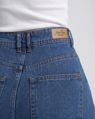 Straight Fit Medium Blue Casual Jeans