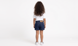 SHORT DARK BLUE Casual Jeans