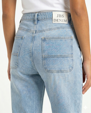 Straight Light Blue Casual Jeans