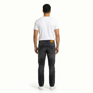 Straight Fit Black Casual Jeans