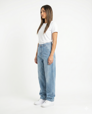 Skater Light Blue Casual Jeans