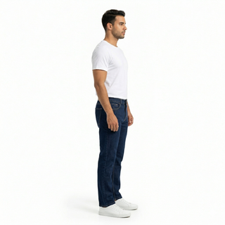 Slim Straight Fit Storm Navy Casual Jeans