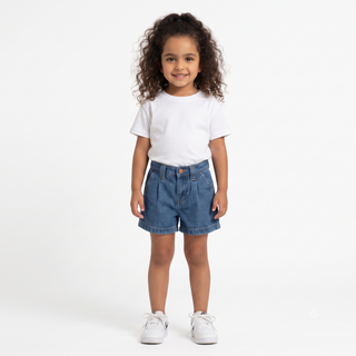SHORT MED BLUE Casual Jeans