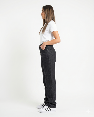 Straight Fit Dark Grey Casual Jeans