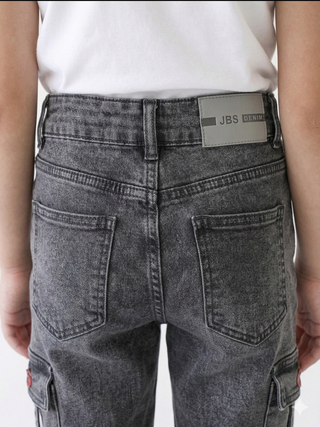 Cargo Light Gray Casual Jeans