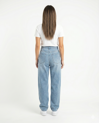 Skater Light Blue Casual Jeans