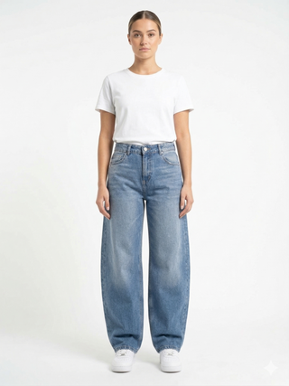Skater Dirty Blue Casual Jeans