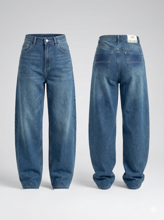 Skater  Med Blue Casual Jeans