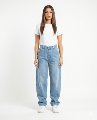 Skater Light Blue Casual Jeans