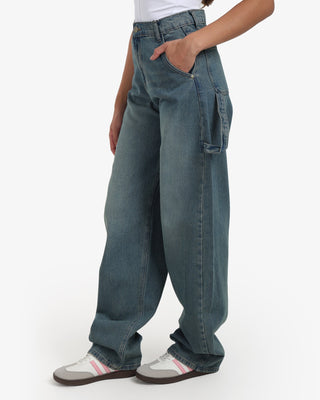Wide Leg Dirty Casual Jeans