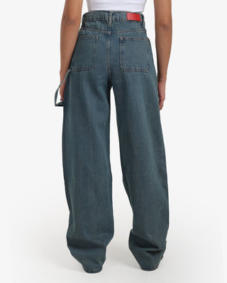 Wide Leg Dirty Casual Jeans