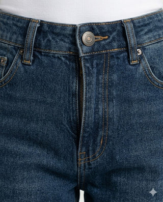Straight Dirty Blue Casual Jeans