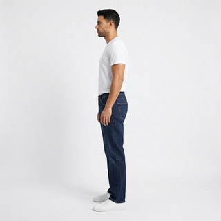 Slim Straight Fit  Blue  Casual Jeans