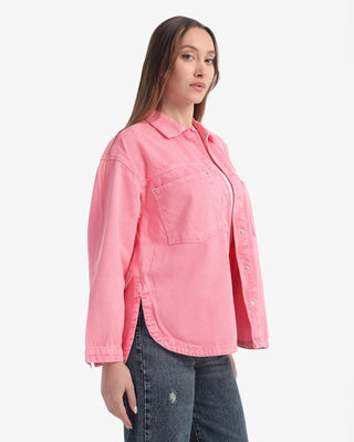 Pink Denim Shirt