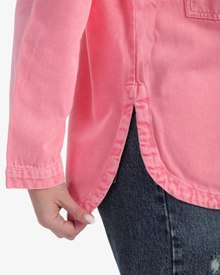 Pink Denim Shirt
