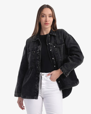 Black Denim Shirt