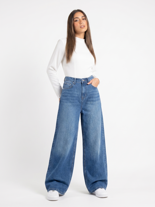 Mega Baggy Blue Casual Jeans