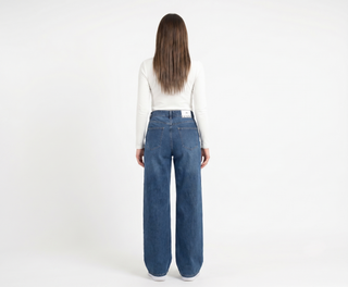 Mega Baggy Dark Blue Casual Jeans