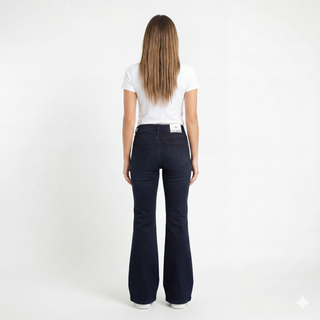Flare Storm Black Casual Jeans