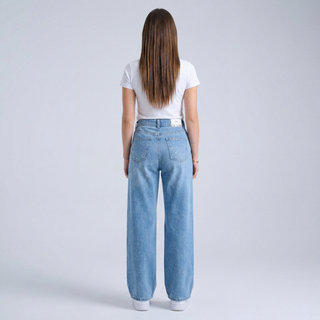 Starlight Wide leg Light Blue Casual Jeans